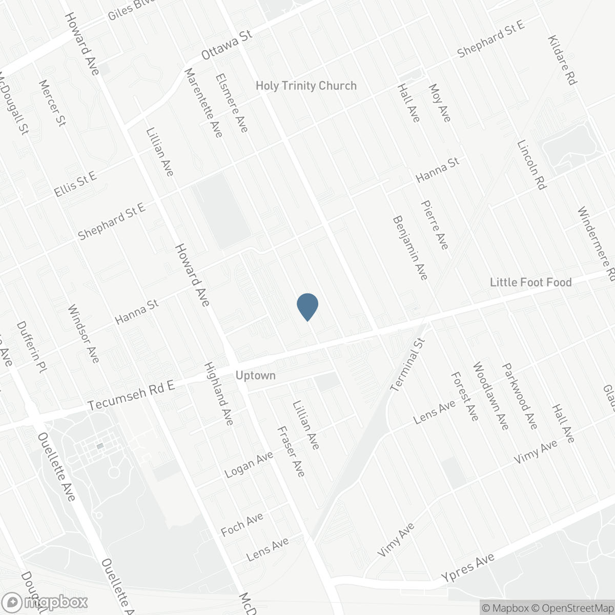 1720 MARENTETTE, Windsor, Ontario N8X 4E6